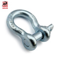 High strength g2130 stainless steel bow shackle